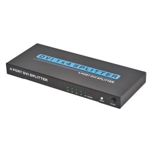 Quality Long Distance Signal Transmission 1x4 DVI Splitter wholesale