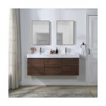 Countertop Modern American Hotel Mini Marble Bathroom Sink And Particleboard