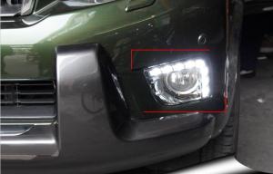 Quality Toyota Prado 4000 FJ150 2010 LED Daytime Running Lights Car LED DRL Daylight wholesale