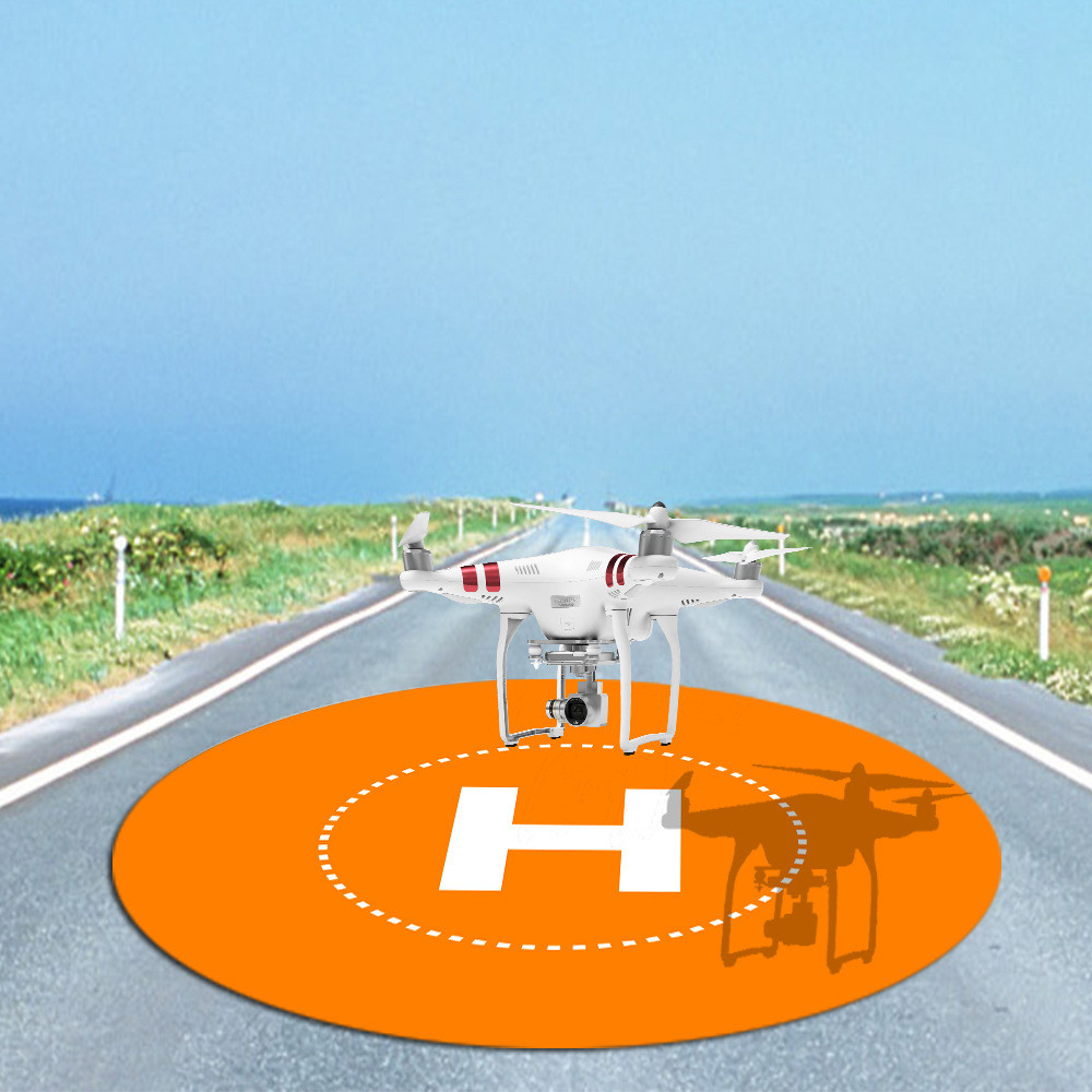 Circular Portable Drone Landing Pad Unmanned Aerial Vehicle Takeoff Pad Apron
