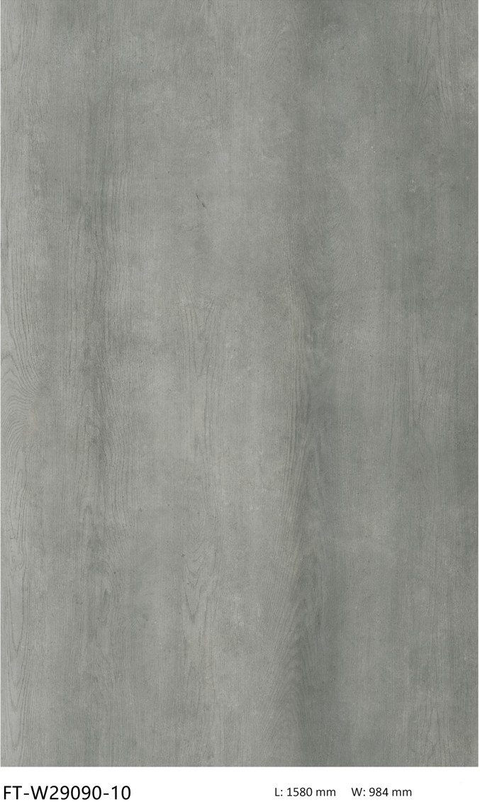 GKBM Greenpy FT-W29090-10 Click Waterproof Fireproof Gray Luxury Stone Polyvinyl Composite Herringbone SPC Flooring