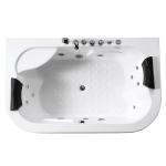 M1815 Acrylic Whirlpool Massage Bathtub Pure Sanitary Grade 1800×1100×600mm
