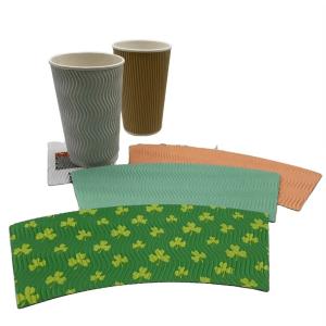 Quality Biodegradable PLA Coated Paper Cup Fan FSC Certified Paper Cup Blanks wholesale