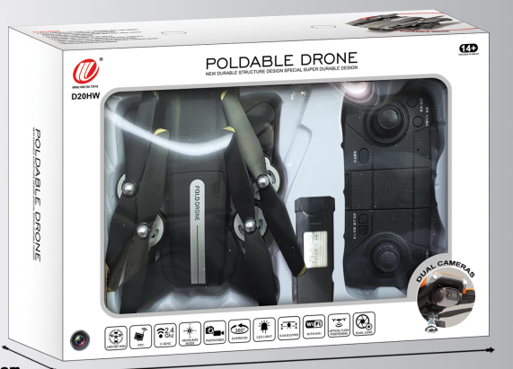 Brushless Motor Quadcopter Wifi Gps Enabled Drone With Good Service Controller Battery 3XAA Drone Type Beginner Drones