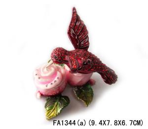 Quality 2014 Colorful Birds Jewelry Box Crystal Magestic Jewelry Box wholesale