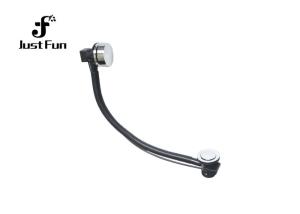 Quality Flexible Bath Overflow Pipe , Bathtub Waste Pipe 60cm Center Distance wholesale