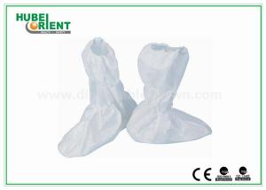 Quality Breathable Disposable Medical Boot Cover , Plastic Shoe Covers For Hospital Lab wholesale