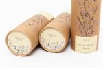 UV Processed Biodegradable Paper Tubes Embossed For Deodorant
