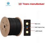 One Core Indoor Drop Cable Bow-type GJXH Steel Wire Optical Fiber Cable