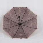 21 inch low costs promotional full color printing pongee 3 fold umbrella