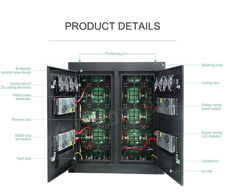 IP65 Rated P5 Slim LED Video Wall Panel For Outdoor And Indoor Stage Background