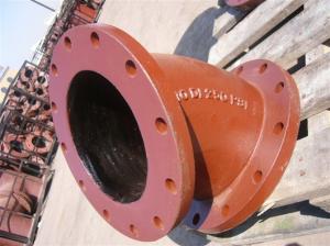 Quality Red epoxy coating Ductile iron fittings Double Socket Bend Double flange bend Class PN10 PN16 PN25 wholesale