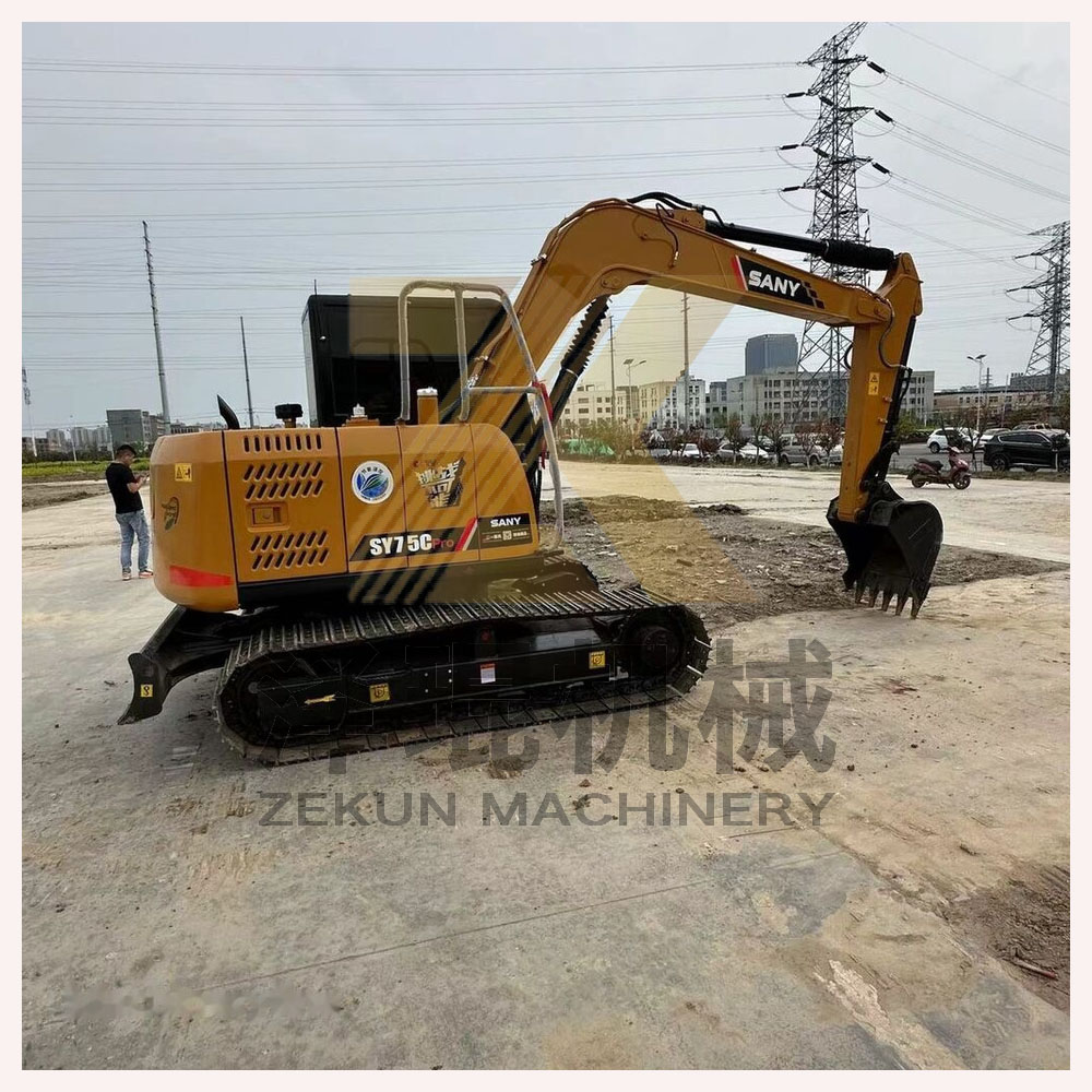 2021 Used Sany SY75C Crawler Excavator 7TON for Construction