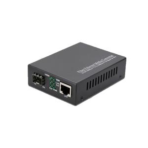 Quality 10/100/1000M Media Converter Singlemode LC Fiber Optic Transceiver SFP wholesale