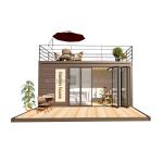Galvanized Steel Main Structure Modern Luxury Chinese Prefabricated Steel Villa
