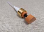 Orange Plastic Lotion Bottle Pumps , Cosmetic Soap Pump Replacement Parts