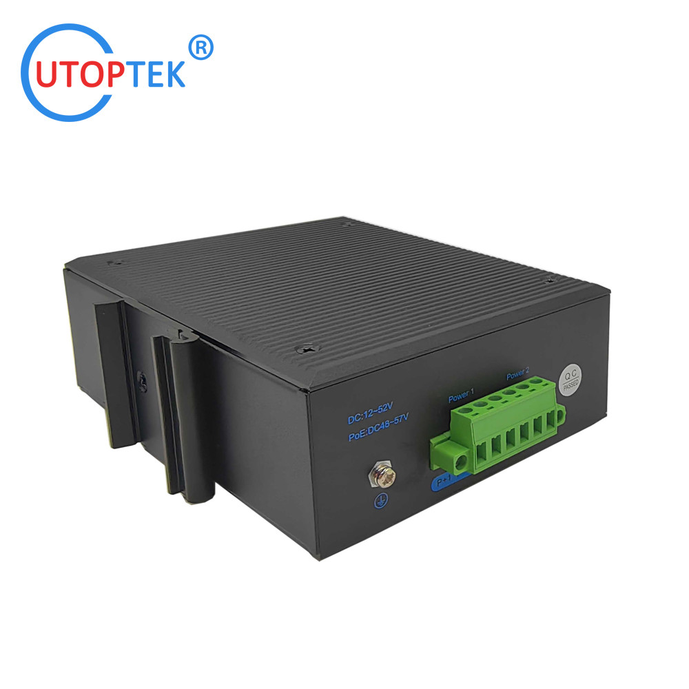 UT48GM-SFP L2 Managed Industrial 4x1000M SFP+8x10/100/1000M RJ45+1xConsole port, DIN Rail,-40 ~+85 ℃ Ethernet Switch