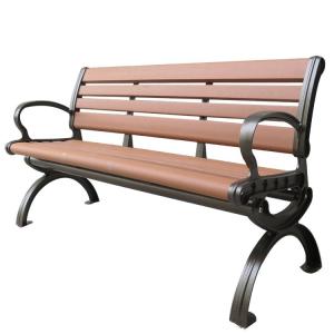 Quality Plastic Coated 1500*500*750mm Outdoor Wood Slat Bench wholesale