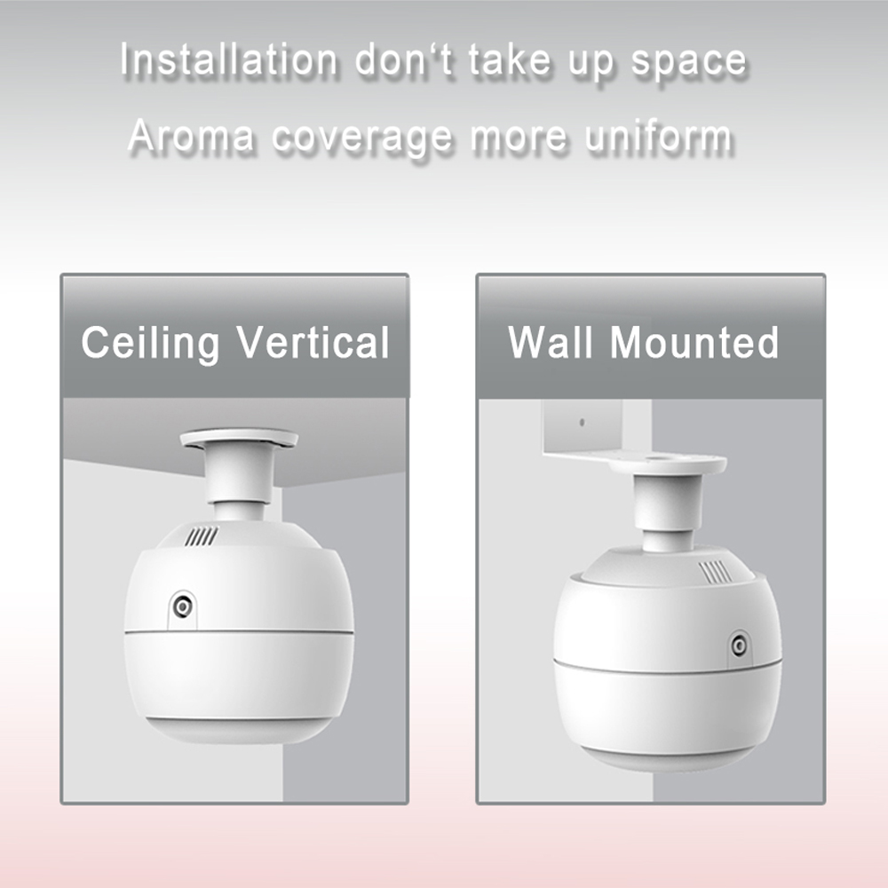 Modern Style Ceiling Plug in Fragrance Diffuser Machine Bluetooth Essential Oil Diffuser Electric Commercial Scent Diffuser