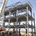 Large Span Prefab Metal Structures Construction Steel Prefabricated Warehouse