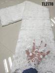 Latest top quality tulle lace fabric dress for wedding /party