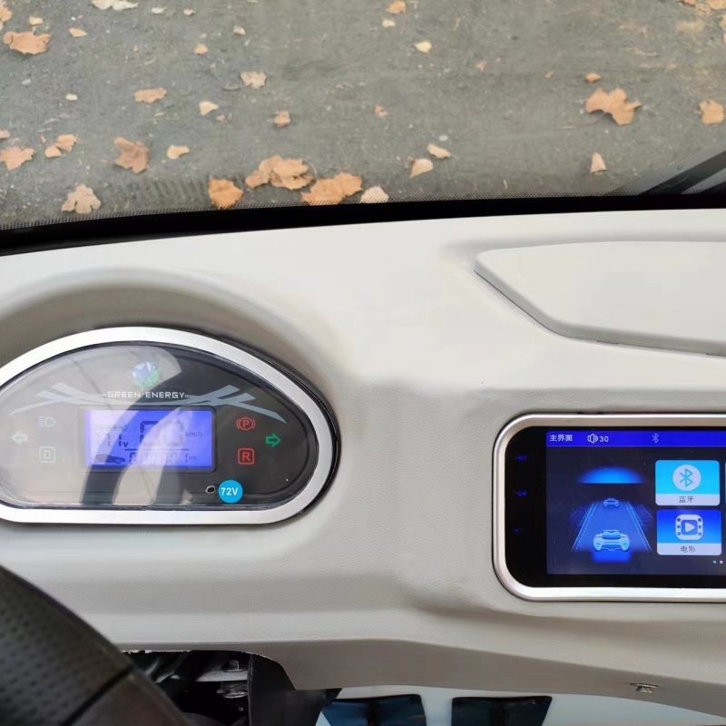 11 Passenger Electric Sightseeing Vehicle With 80km Range With Door And Air Conditioner