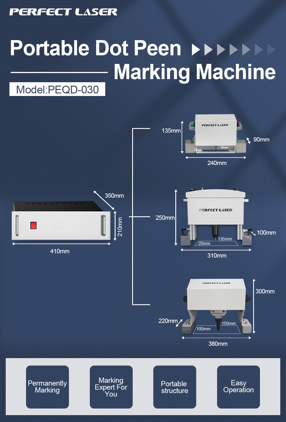 0.2-0.6 Mpa Metal Laser Engraving Machine High Speed With Convenient Operation