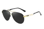 146MM Unisex Polarized Sunglasses Mirror Lens UV400 Metal Pilot