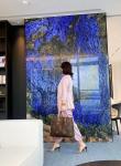 Modern Design Luxury Elegant Brazil Dream Sapphire Blue Stone Backlit Labradorit