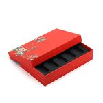 Customized Saffron Essential Oil Skincare Product Packaging Box CMYK Color