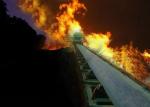 Fire Resistant Corrugated Sidewall Conveyor Belt For Textile / Construction