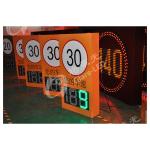 12inch 13.4inch Solar Portable Radar Speed Limit Signs For Detecting Distance