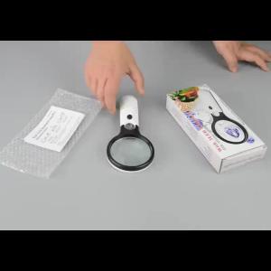 Quality Jewelry Loupe 45X Handheld Reading Magnifier 3 LED Light Reading Magnifying wholesale