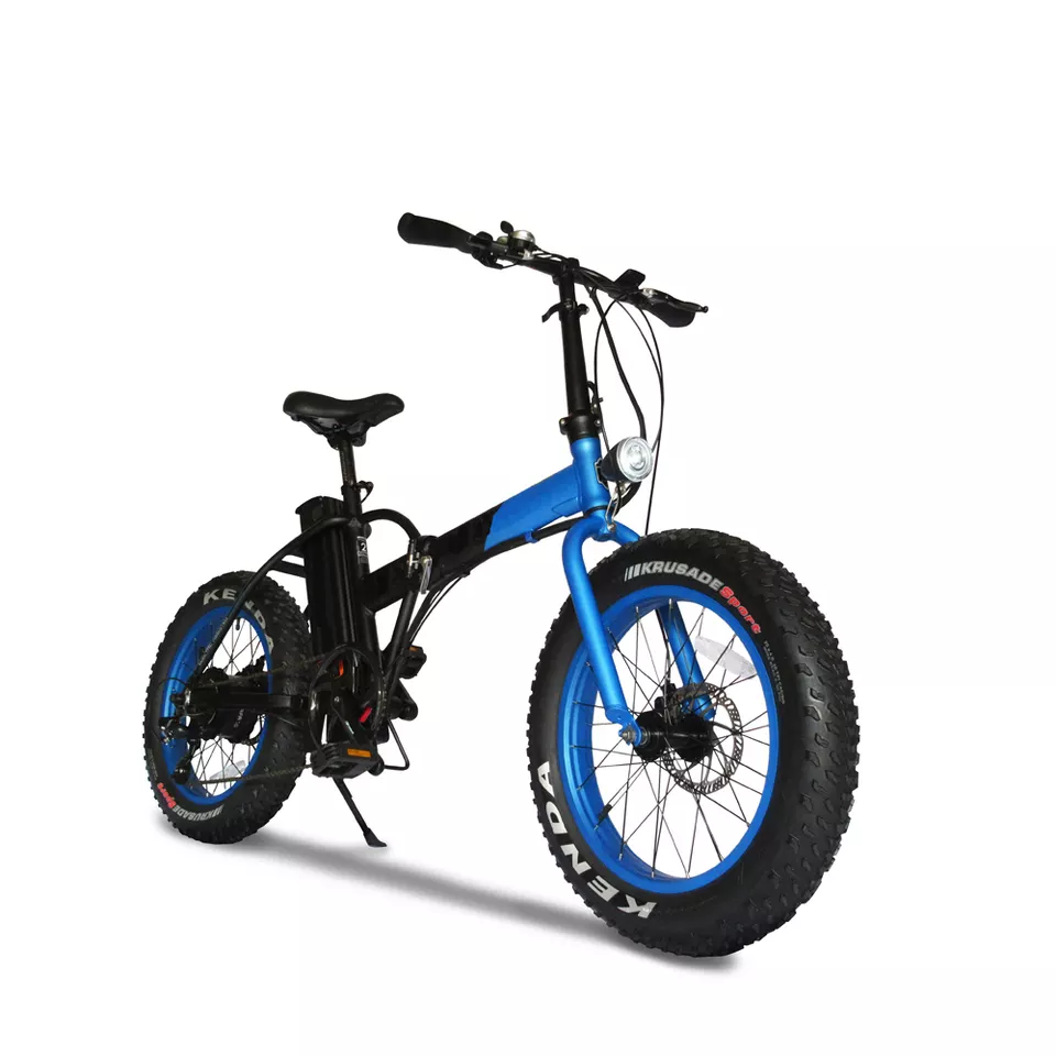 DOMANCA 36V 9.6 AH Electric Folding Bike Customized and Multicolored Electric Bicycle