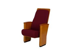 Quality BS5852 Auditorium Church Seating With Plywood Outer Back Theater Hall Arm Chair wholesale