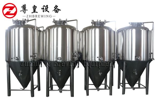 300L 500L 1000L SUS304 Beer Fermenter Beer Fermentation Tank For Brewery