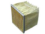 Ultra Fine 98% 0.5um Pocket Air Filter High Temperature Resistant