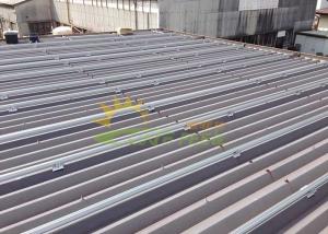 Quality AL6005-T5 12um Flat Roof Ballasted Solar Racking wholesale