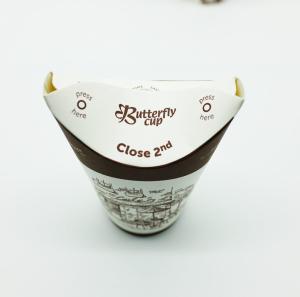 Quality Customer Requirements Biodegradable Butterfly Cup , PLA Lined Cups Stable wholesale