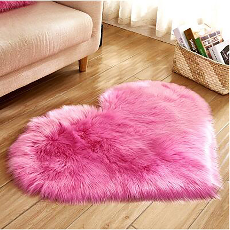 Soft Plush Sheepskin Floor Mats rug Cushion for Hotel