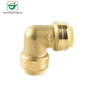 Quality NBR Seal 11/4''X11/4'' 90 Degree Hose Elbow Copper Push Fit Fittings wholesale