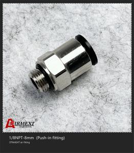 Quality Equal Shape Push In Quick Connect Air Fittings Straight Elbow 1/8NPT-8mm wholesale
