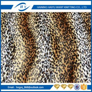 Quality Flame Retardant Printed Fleece Fabric 75D/144F Fashion Design wholesale