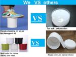 Clear Translucent Wide Mouth 250ml 500ml PP Plastic Cosmetic Jar Cosmetic