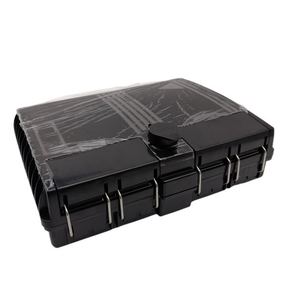 16 Core Black Carton Fiber Optic Distribution Box for FTTH Wall Mounted Terminal Box