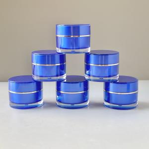 Quality 5g 10g 15g 20g 30g 50g 100g Cosmetics Acrylic Gel Nail Jar Matte for Skin Care Cream Frosted Plastic Jars with Screw Lids wholesale