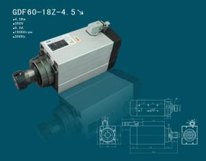 Quality GDZ-27 4.5kw three phase spindle for wood cutting with CE certificate wholesale