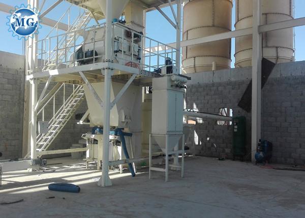 10 - 12 Ton Per Hour Dry Mortar Plant Full Automatic For Building Material
