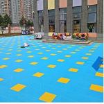 Polyurethane Suspended Interlocking Gym Tiles Shock Absorption