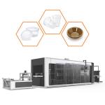 Plastic Cup Hips Pressure Thermoforming Machine 4 Column Press